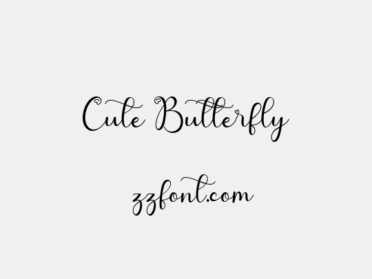 Cute Butterfly