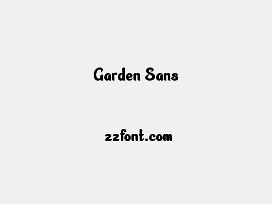 Garden Sans