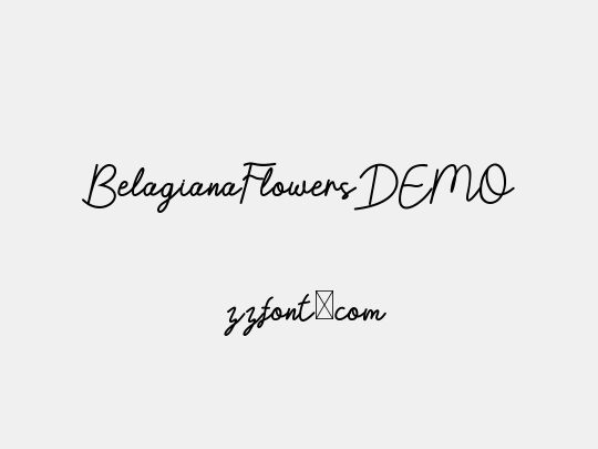 BelagianaFlowersDEMO