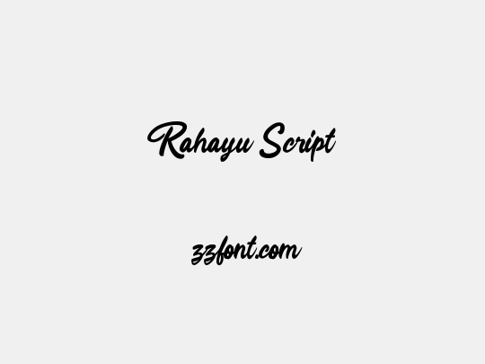 Rahayu Script