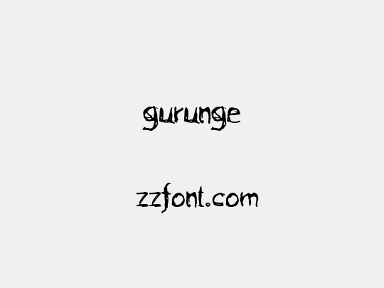 gurunge
