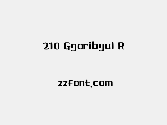210 Ggoribyul R
