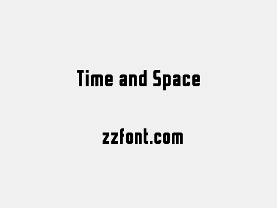 Time and Space