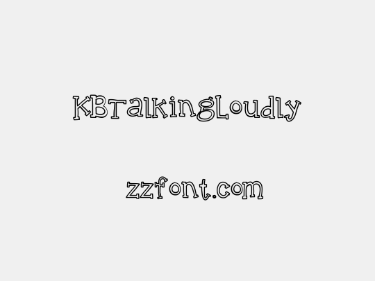 KBTalkingLoudly