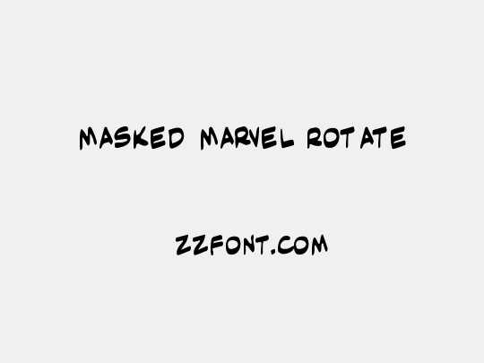 Masked Marvel Rotate