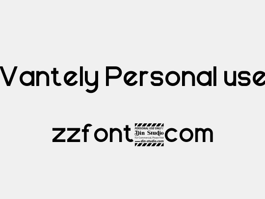 Vantely Personal use