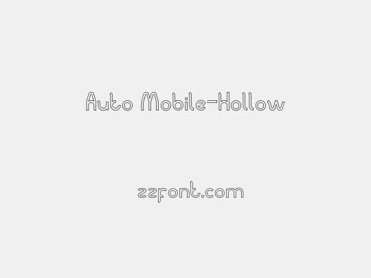 Auto Mobile-Hollow