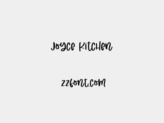 Joyce Kitchen