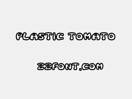 Plastic Tomato