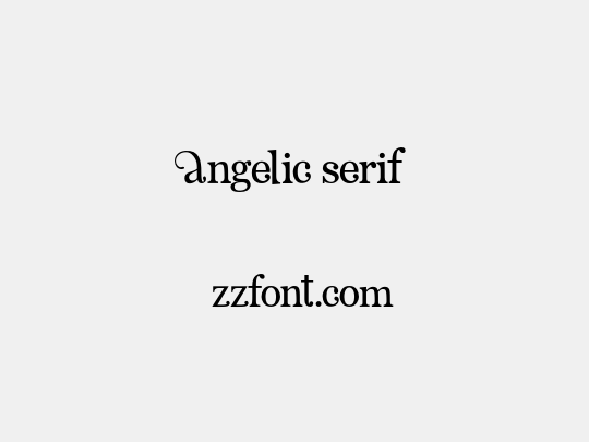 Angelic Serif