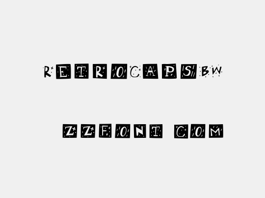 RetroCapsBW