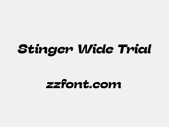 Stinger Wide Trial