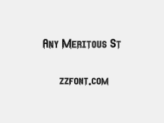 Any Meritous St
