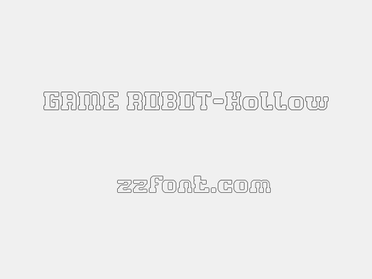 GAME ROBOT-Hollow