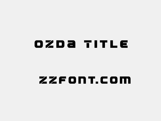 Ozda Title