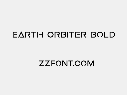 Earth Orbiter Bold
