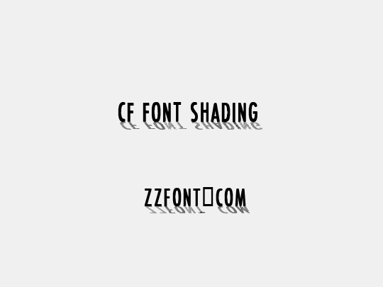 CF Font Shading 