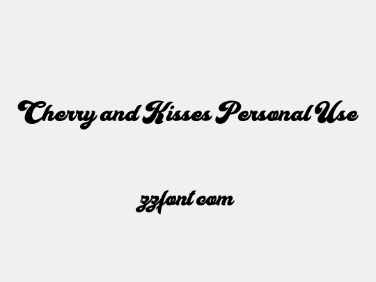 Cherry and Kisses Personal Use