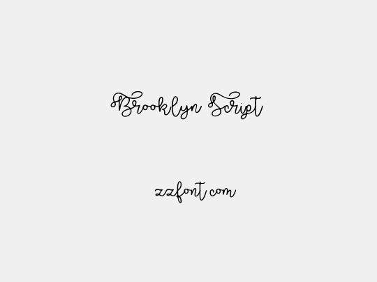 Brooklyn Script