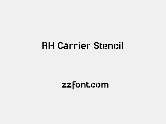 RH Carrier Stencil