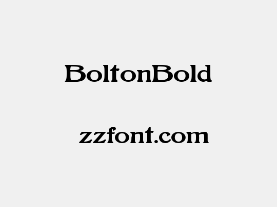 BoltonBold