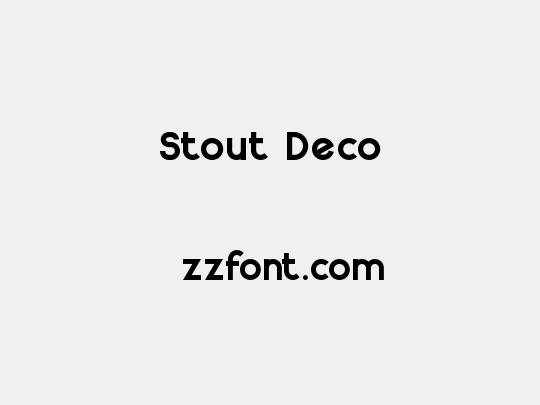 Stout Deco