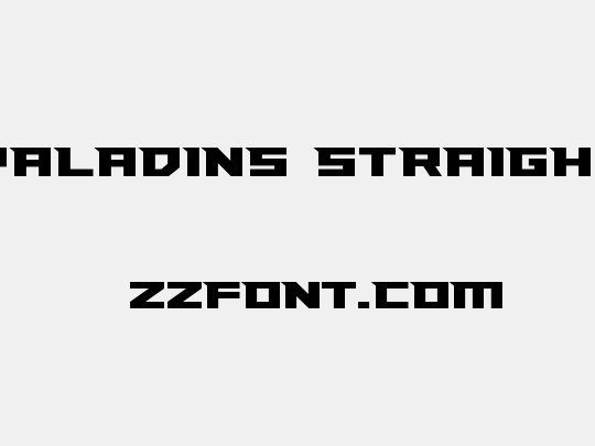 Paladins Straight