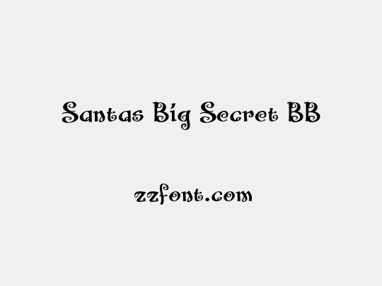 Santas Big Secret BB