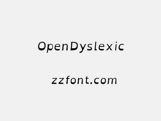 OpenDyslexic