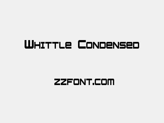 Whittle Condensed