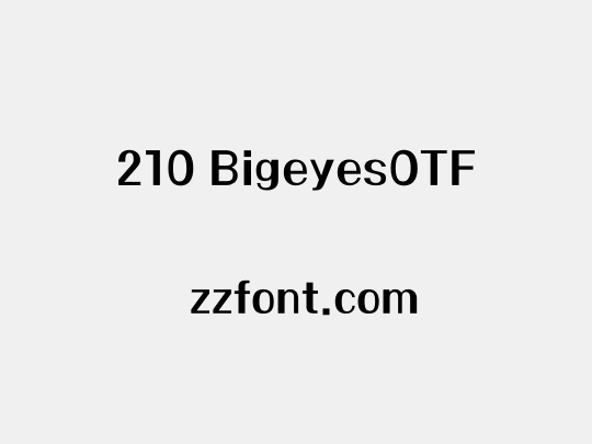 210 BigeyesOTF