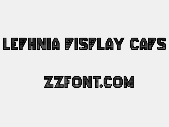 Lephnia Display Caps