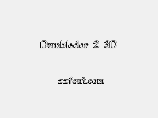 Dumbledor 2 3D