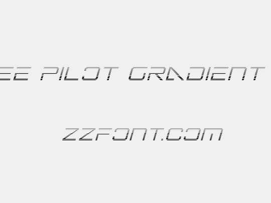 Banshee Pilot Gradient Italic
