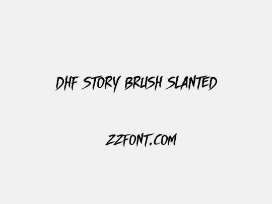 DHF Story Brush Slanted