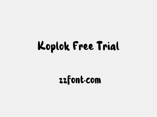 Koplok Free Trial