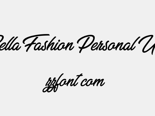 Bella Fashion Personal Use