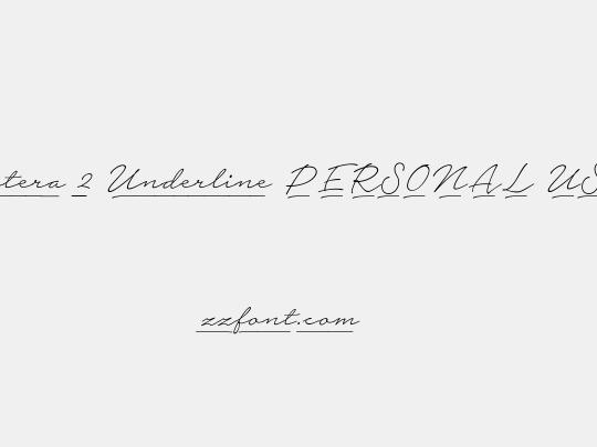 Notera 2 Underline PERSONAL USE