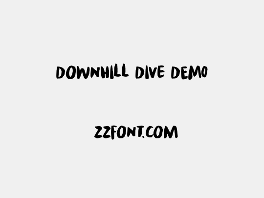 Downhill Dive DEMO