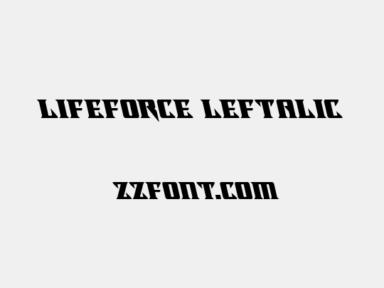 Lifeforce Leftalic