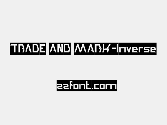 TRADE AND MARK-Inverse