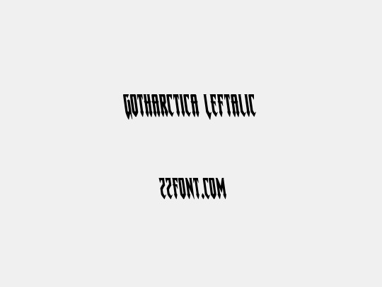 Gotharctica Leftalic