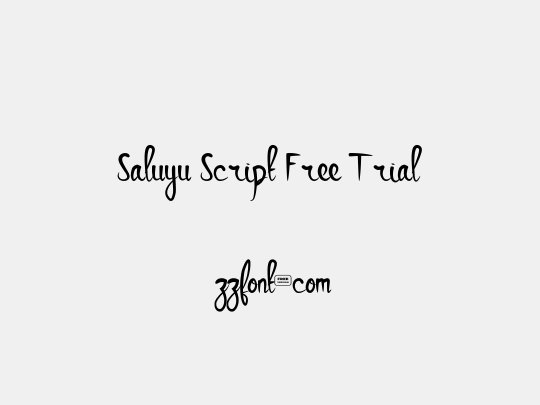 Saluyu Script Free Trial