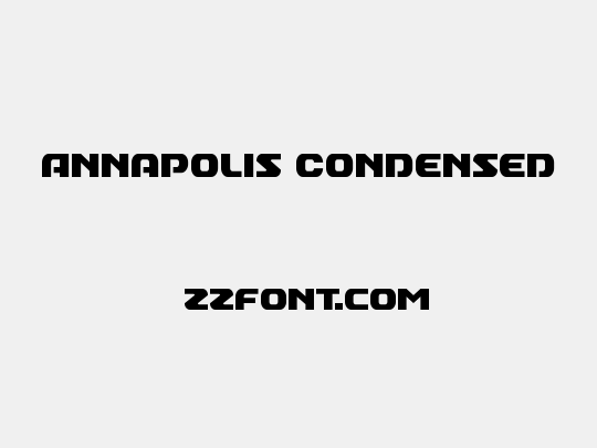 Annapolis Condensed