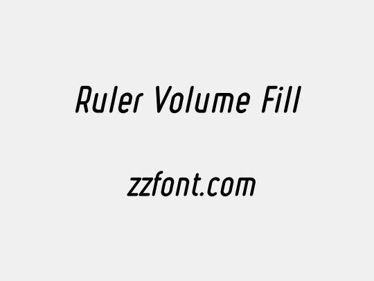 Ruler Volume Fill