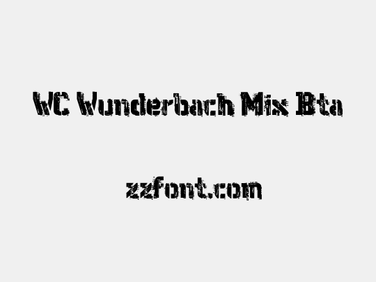 WC Wunderbach Mix Bta
