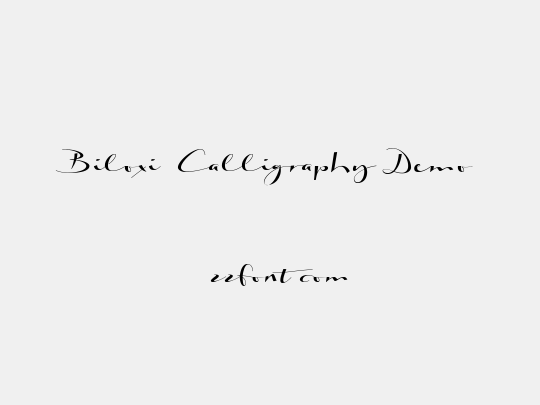 Biloxi Calligraphy Demo