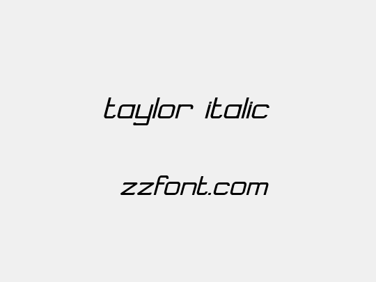 taylor italic