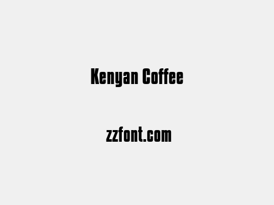 Kenyan Coffee