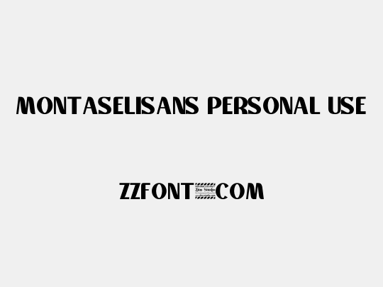Montaselisans Personal Use